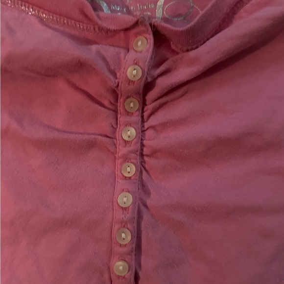 Old Navy Rose Henley Top - Picture 4 of 5
